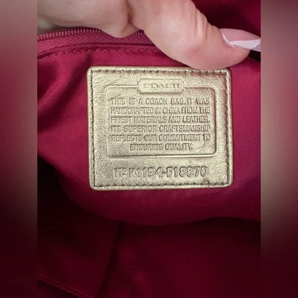 Coach Gold and Brown Tote Bag - Picture 6 of 16